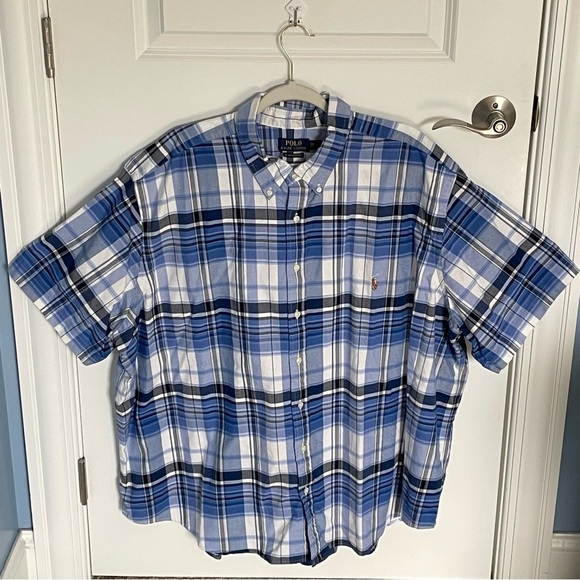Polo Ralph Lauren short sleeve button down Shirt 3XB big tall 47036 - Picture 1 of 12